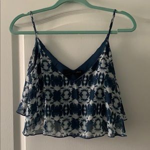 Frill tank top